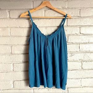 Muted blue beachy Roxy tank